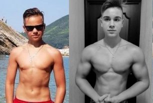 Виктор Лейнер — Левков, подросток показавший феноменальный рост мышц без стероидов. Набрал более 25 кг