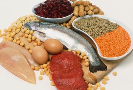 белковые продукты - основа питания на сушке