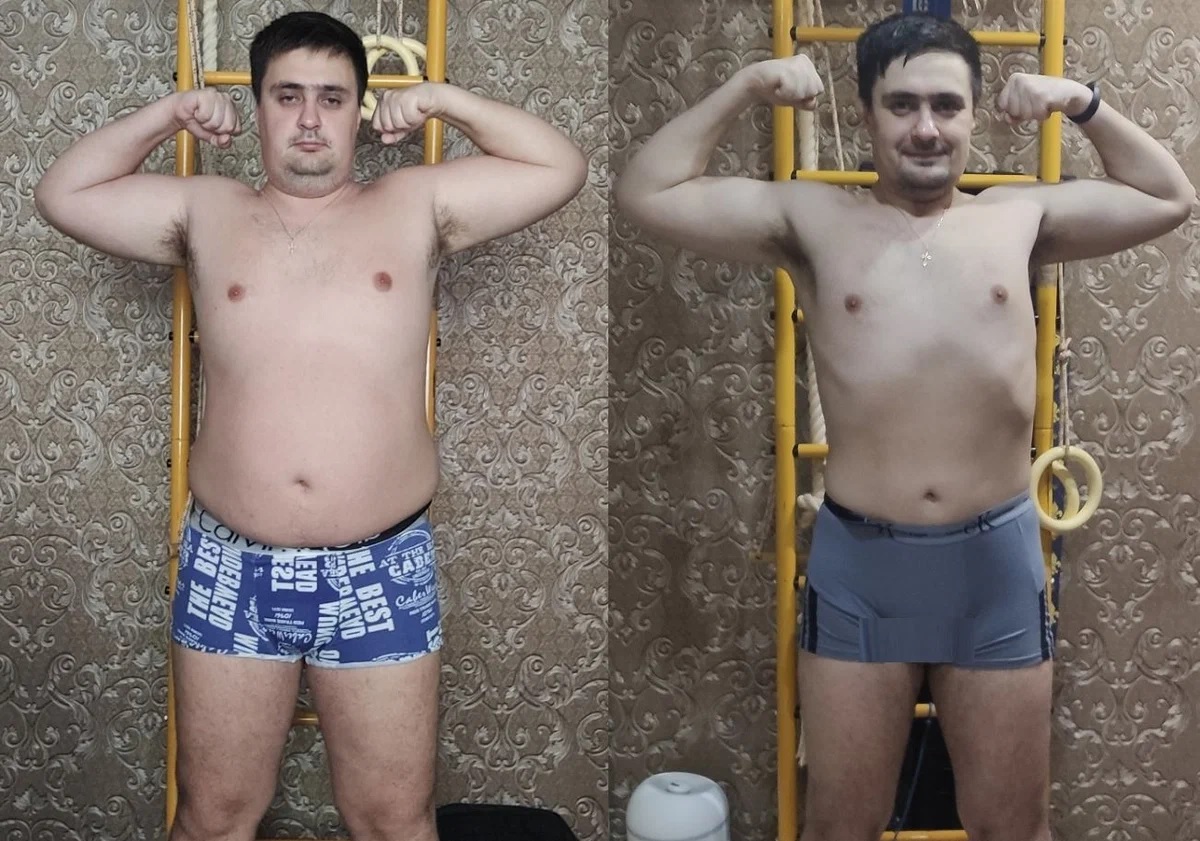Мой подопечный Алексей похудел на 30 кг. История его похудения со 112 до 82 кг